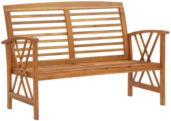 vidaXL Garden Bench 46.9" Solid Acacia Wood