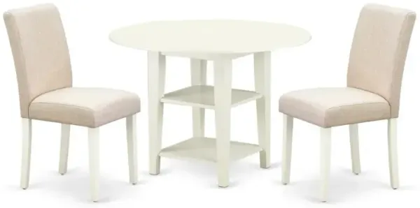 Dining Room Set Linen White