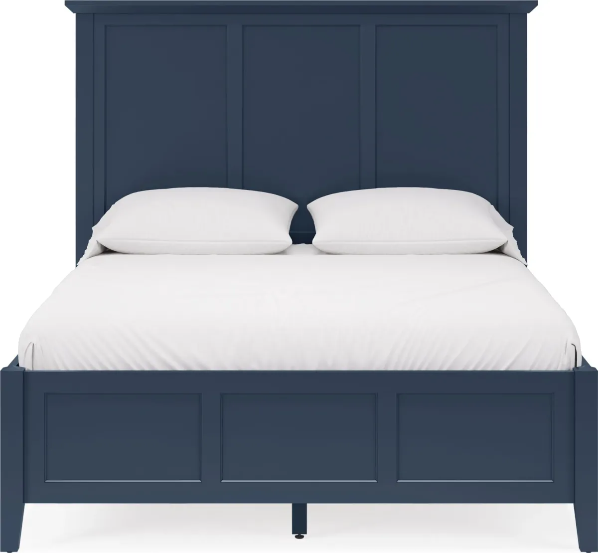 Grace Queen-size Three Panel Bed in Blueberry