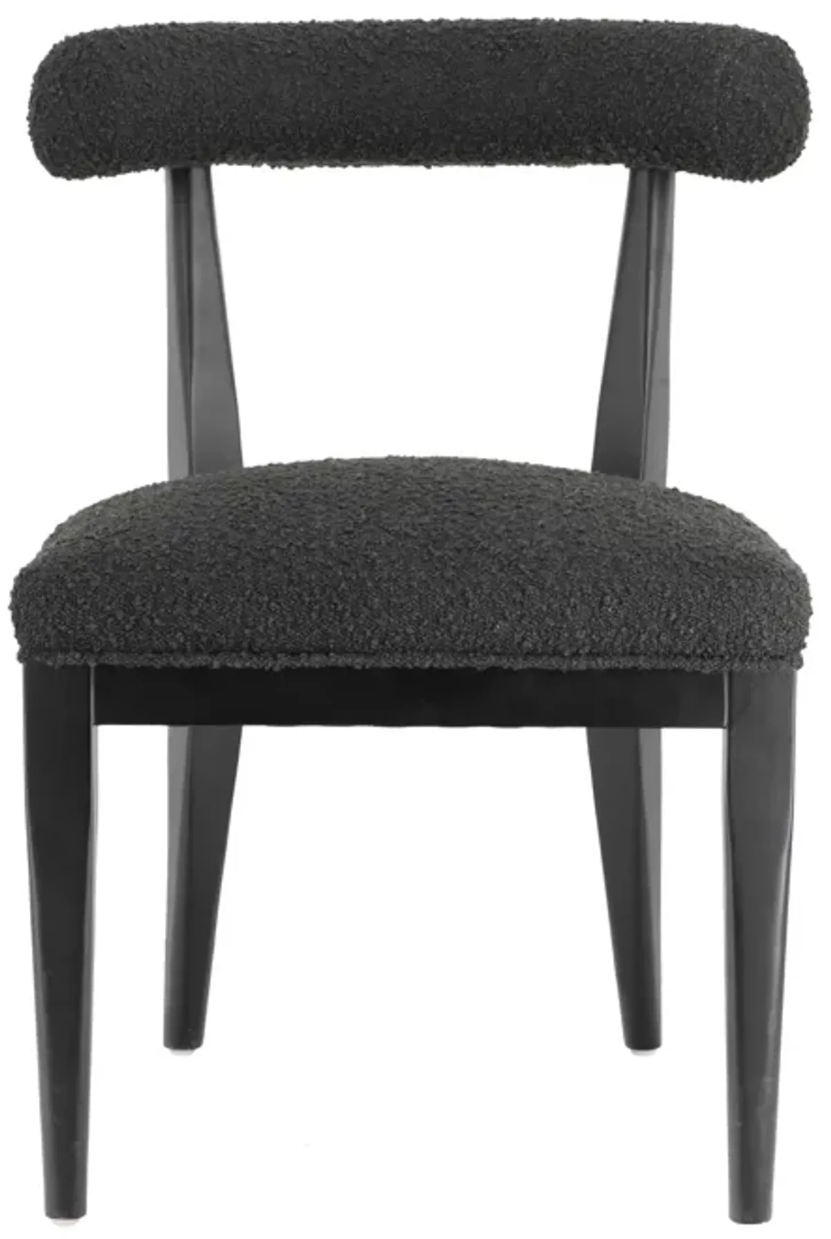 Palla Black Boucle Dining Chair