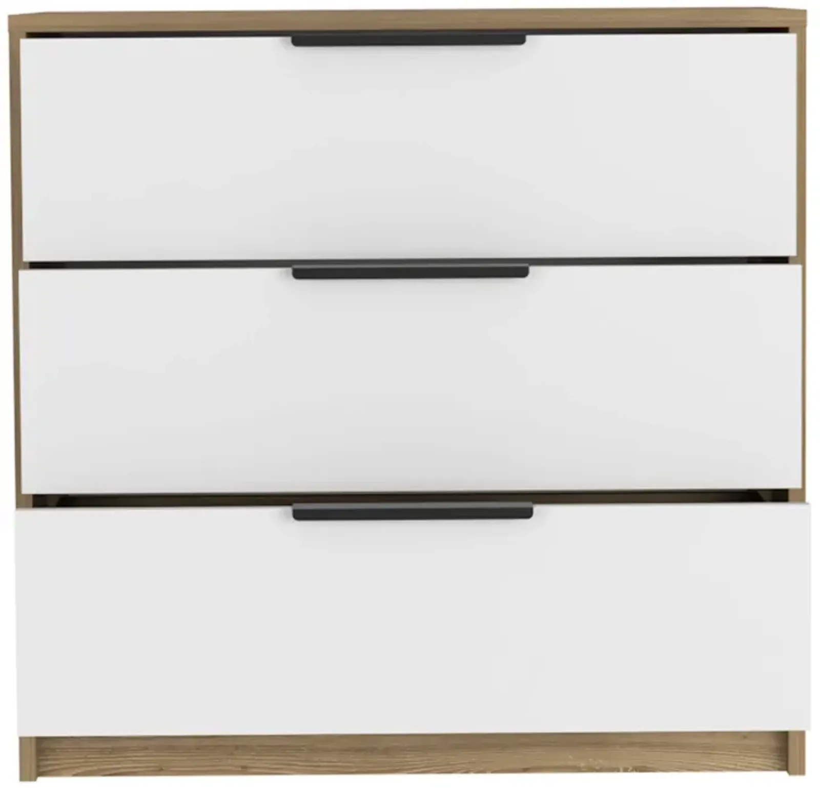 3 Drawers Dresser Maryland, Bedroom, White / Pine