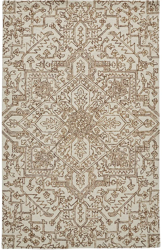 Belfort 8778F Ivory/Brown 10' x 14' Rug