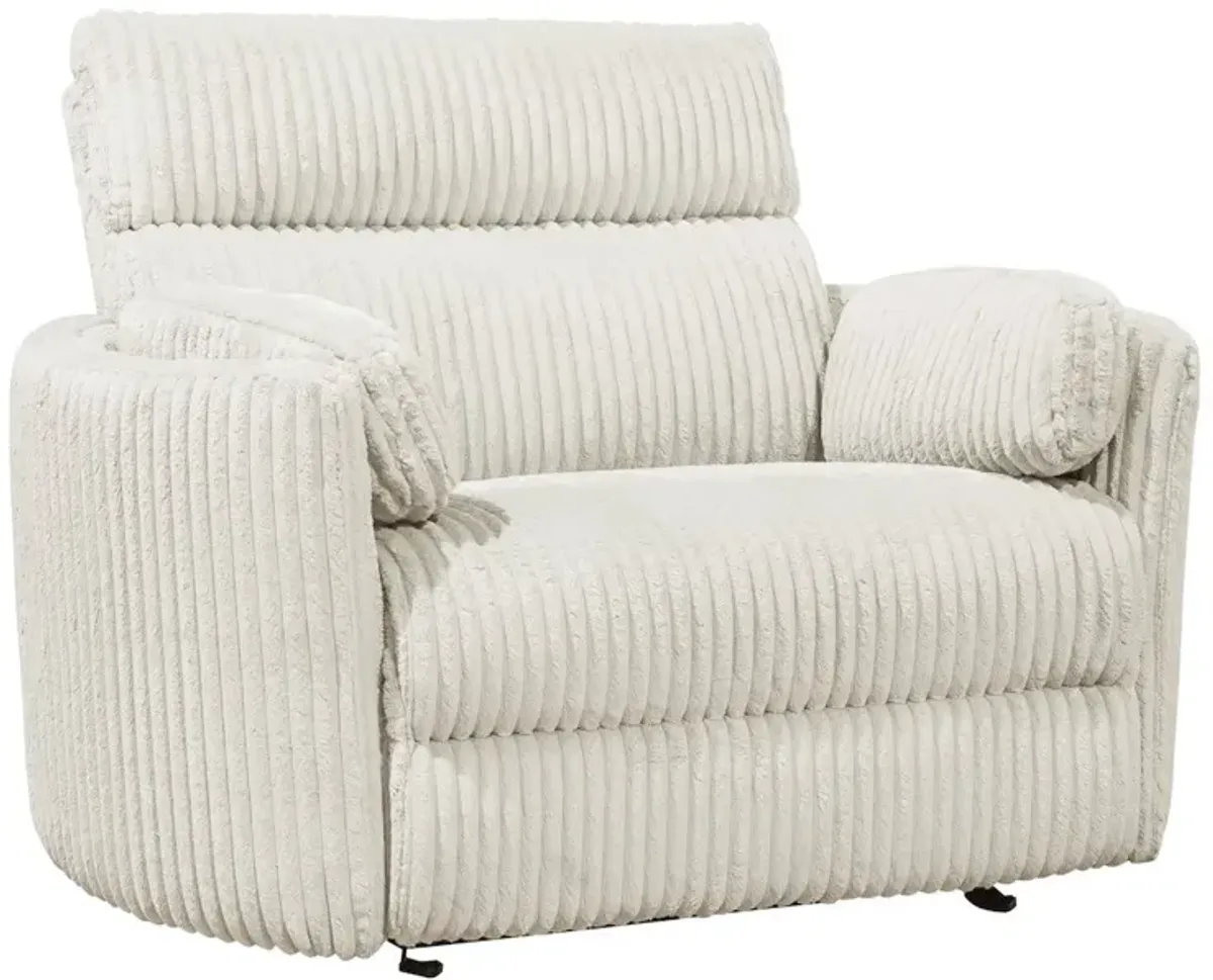 Parker Living Mega Ivory Extra Wide Power Glider Recliner Two Pack