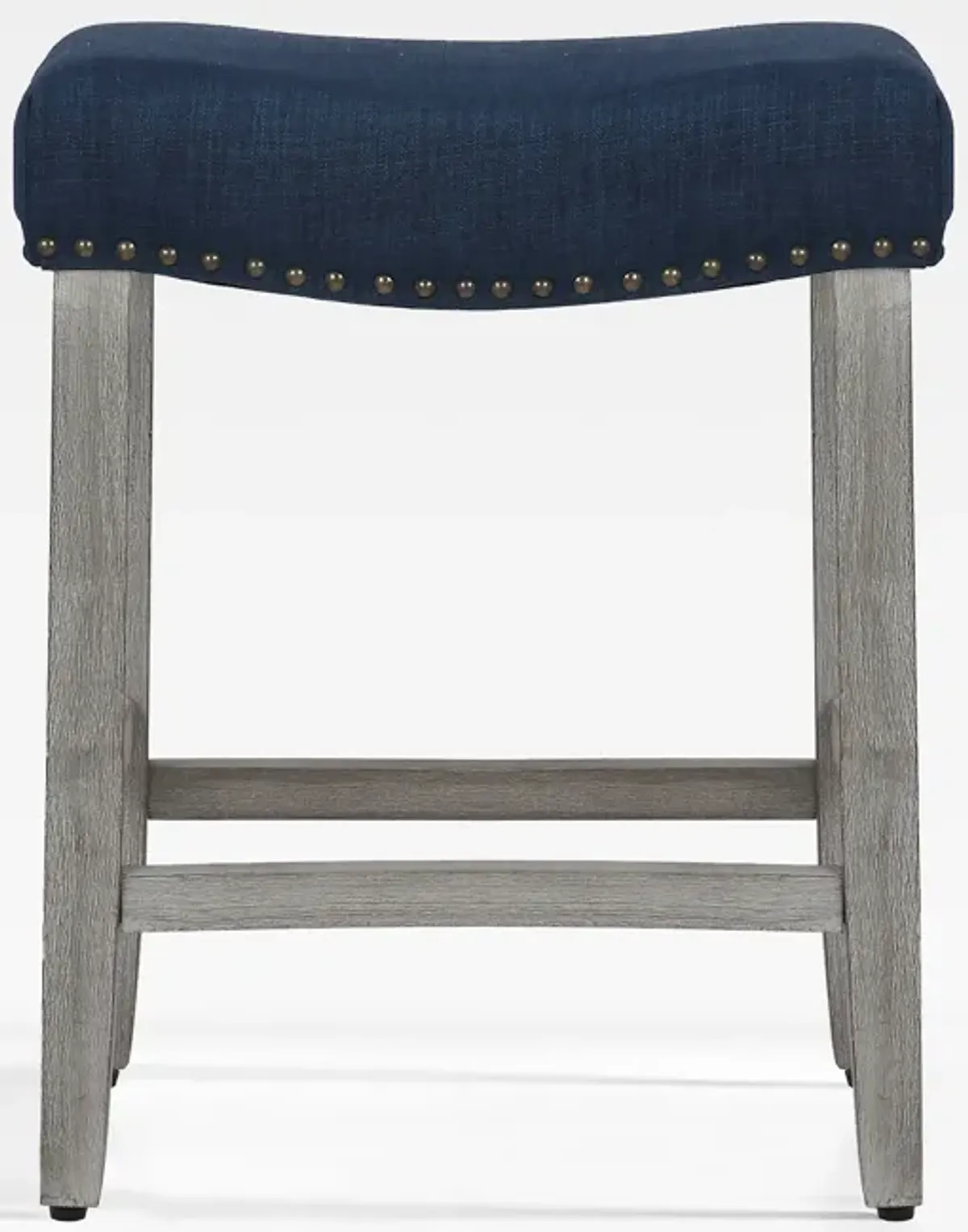 WestinTrends 24" Upholstered Saddle Seat Counter Stool