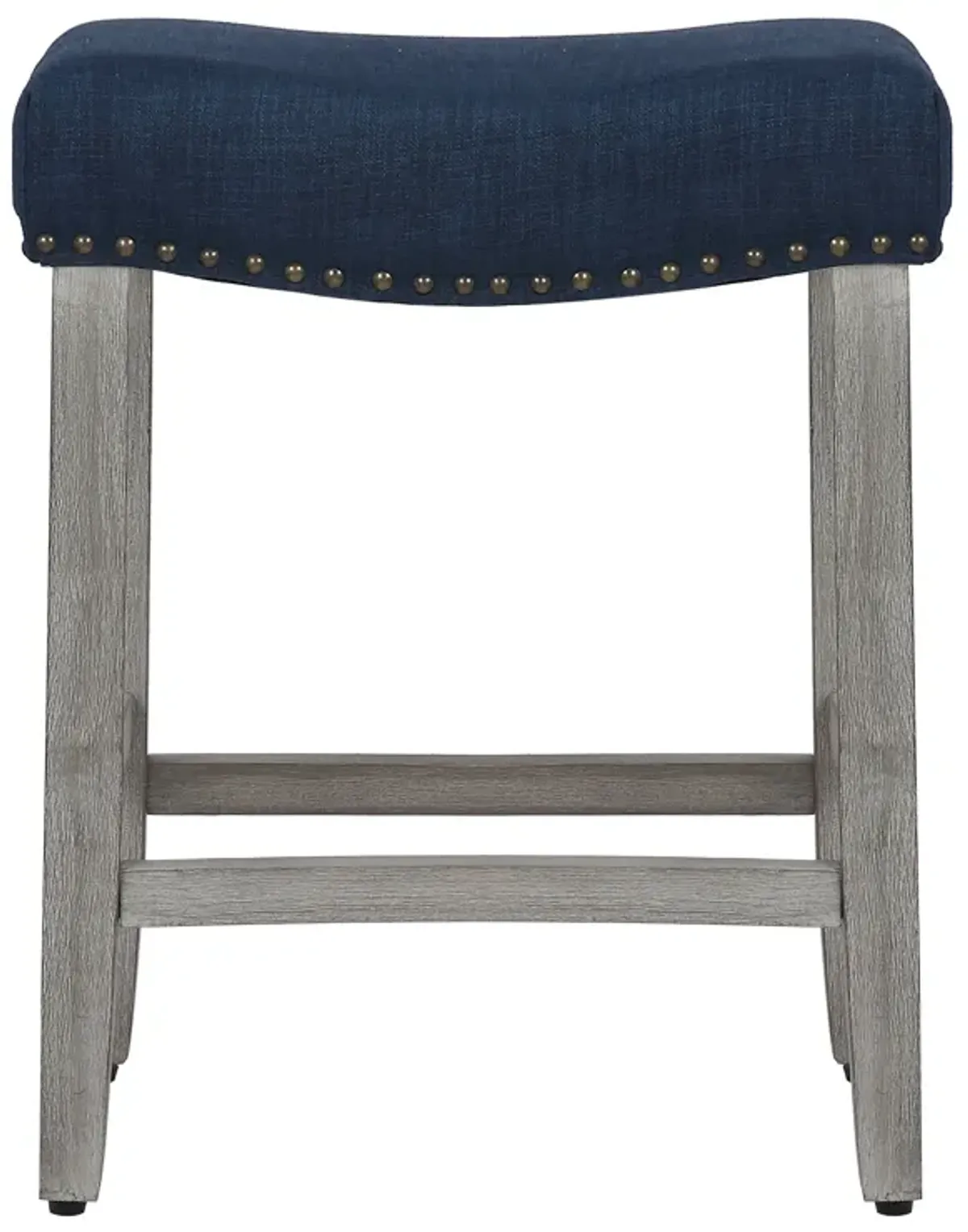 WestinTrends 24" Upholstered Saddle Seat Counter Stool