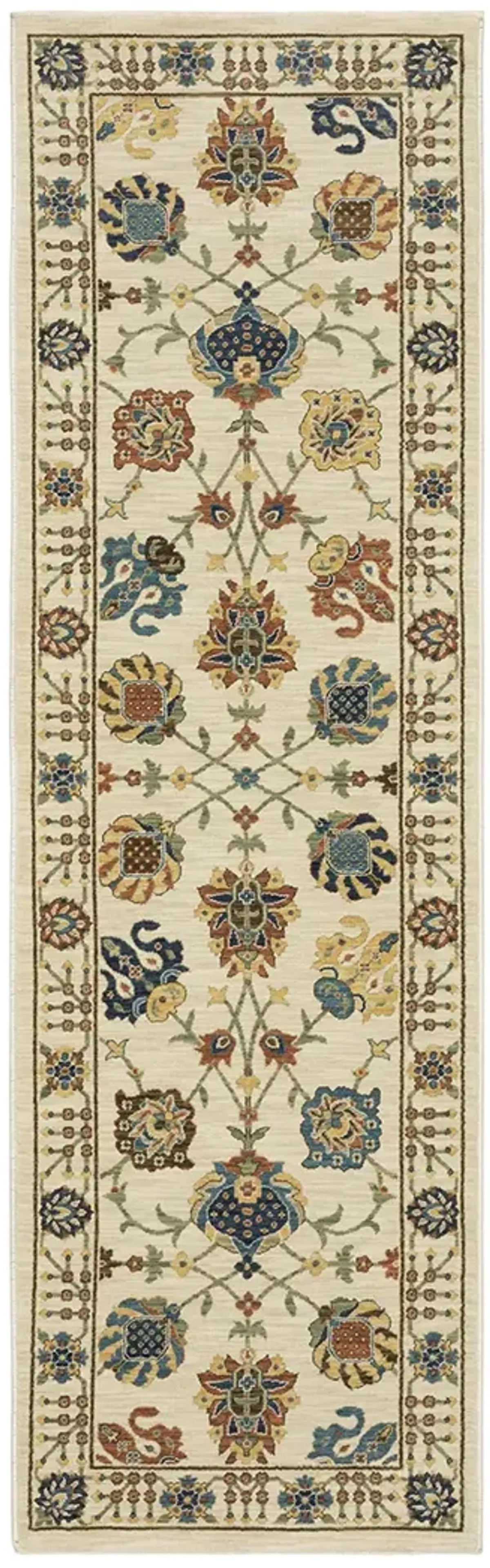 Francesca 2'3" x 7'6" Ivory Rug