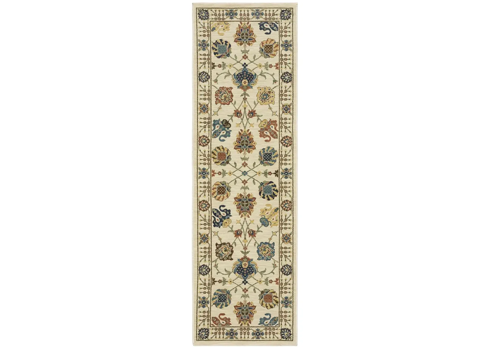 Francesca 2'3" x 7'6" Ivory Rug