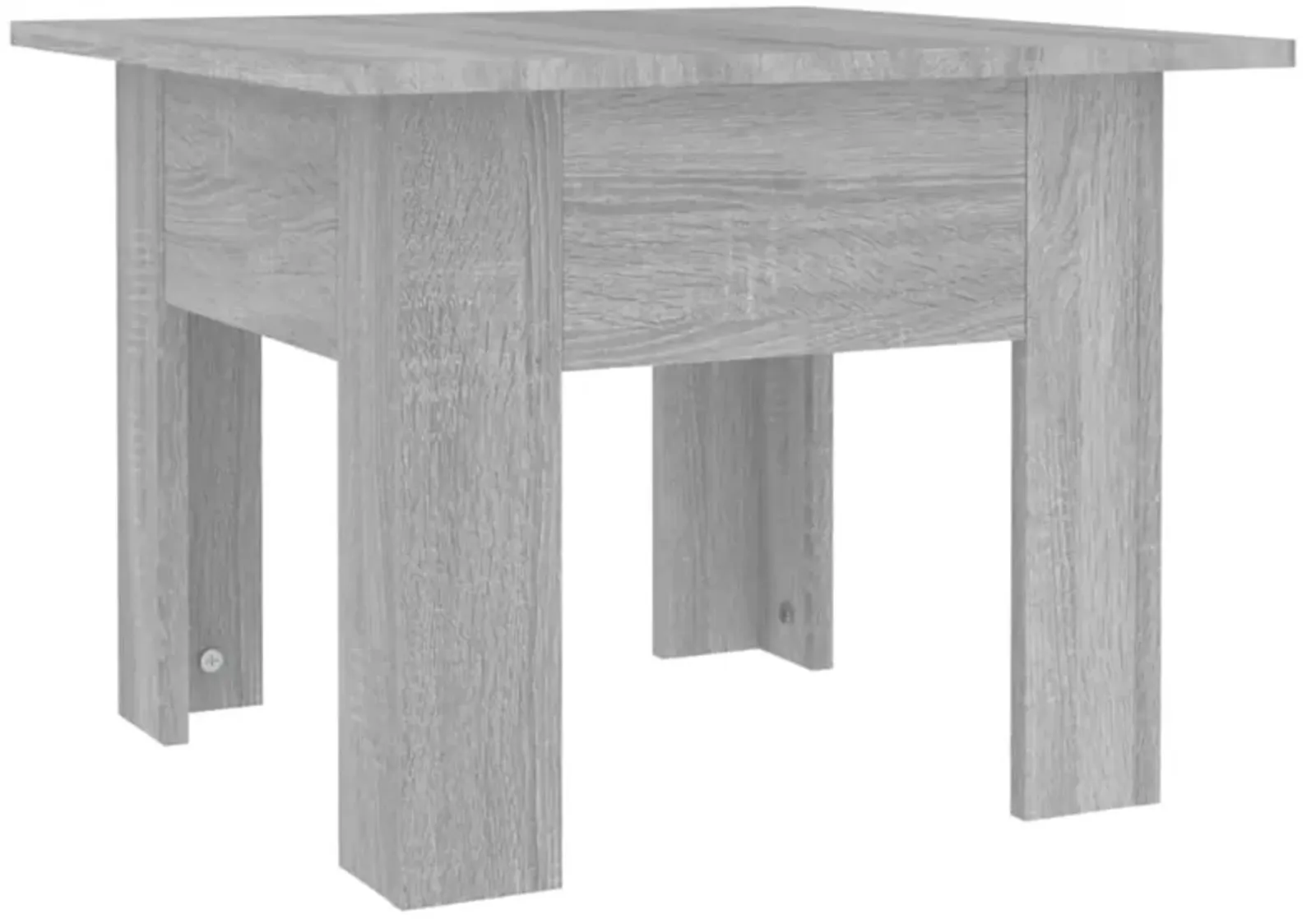 vidaXL Coffee Table Gray Sonoma 21.7"x21.7"x16.5" Engineered Wood