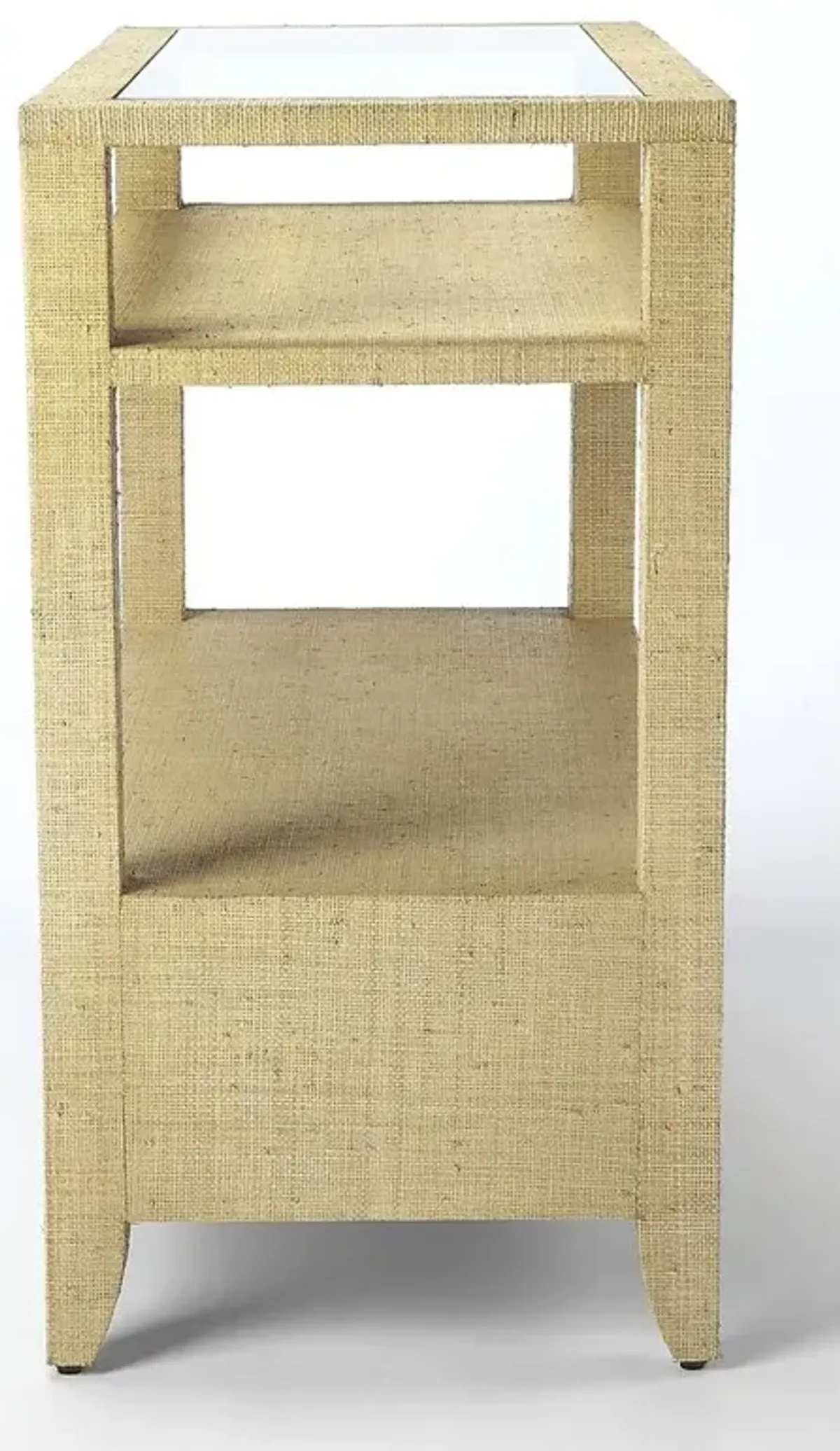 Elegance Cream Raffia Console Table, Belen Kox