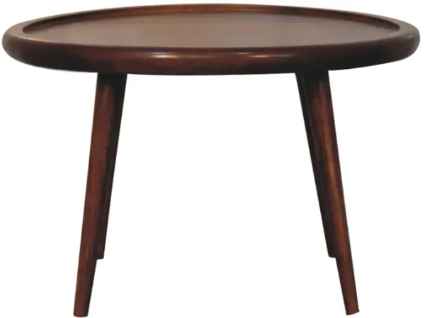 Artisan Furniture Solid Wood Chestnut Plate Coffee Table