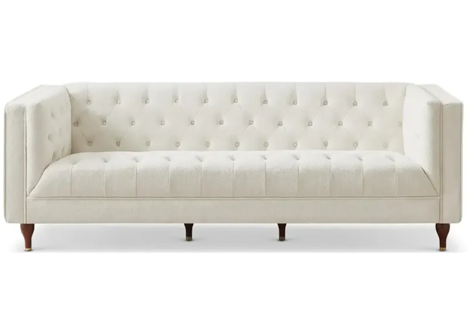 Ashcroft Furniture Co Evelyn Mid Century Luxury Chesterfield Sofa