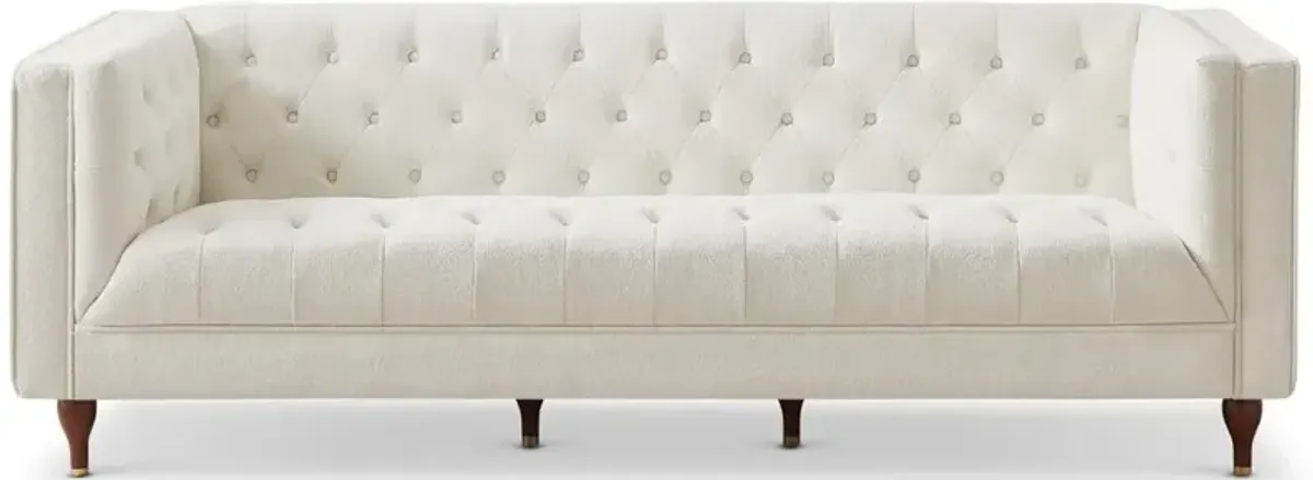 Ashcroft Furniture Co Evelyn Mid Century Luxury Chesterfield Sofa