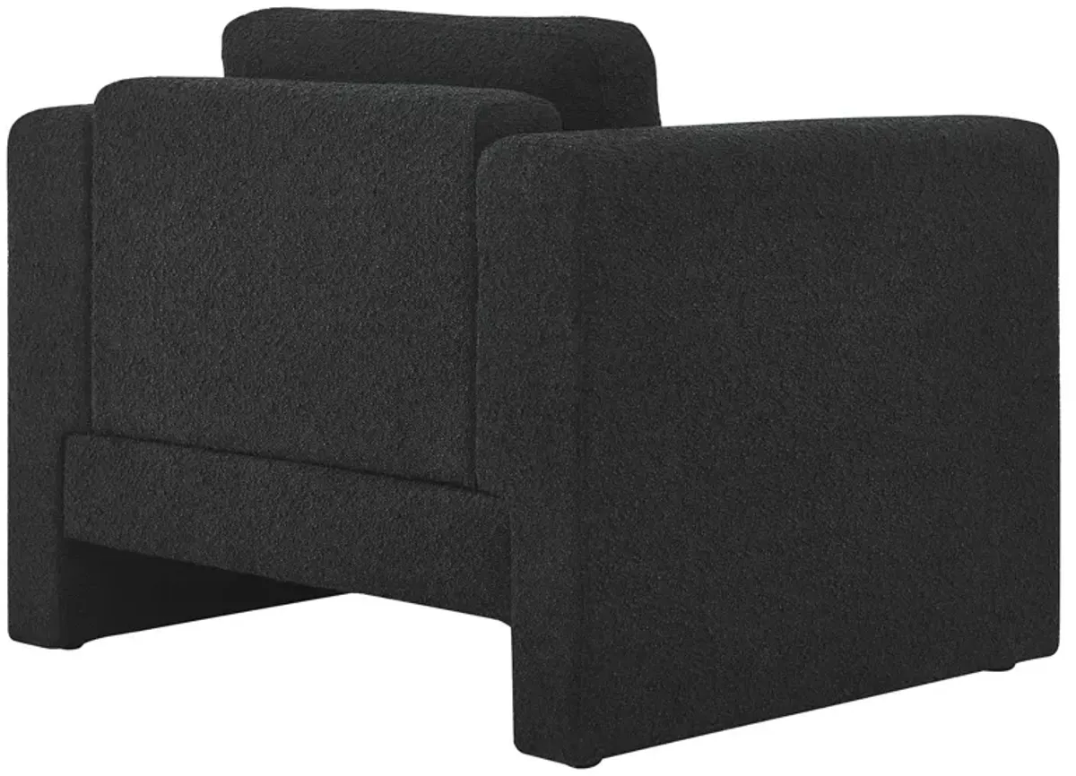 Visible Boucle Fabric Armchair