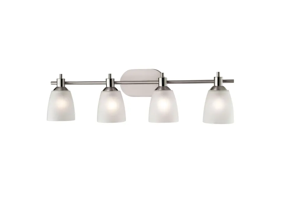 Jackson 31'' Wide 4-Light Silver Vanity Light