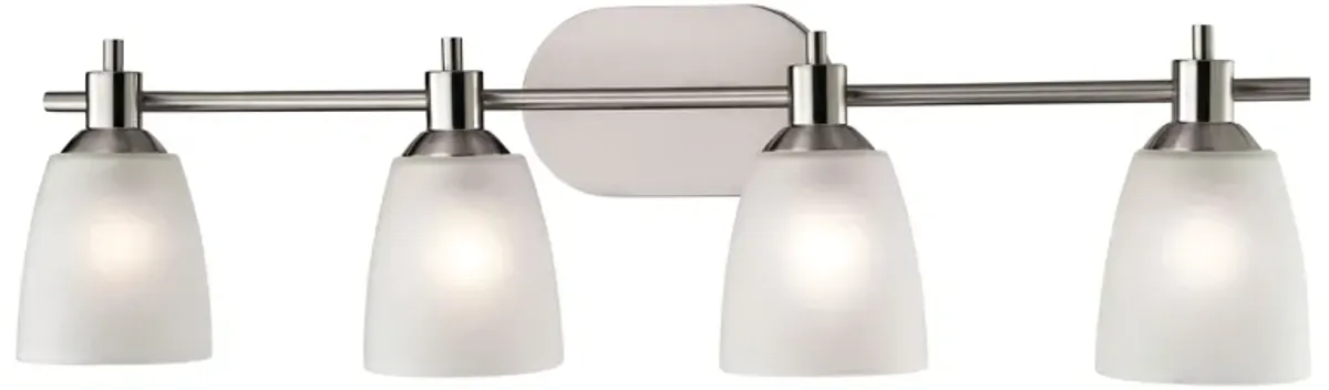 Jackson 31'' Wide 4-Light Silver Vanity Light