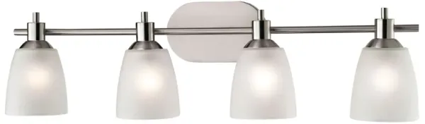 Jackson 31'' Wide 4-Light Silver Vanity Light