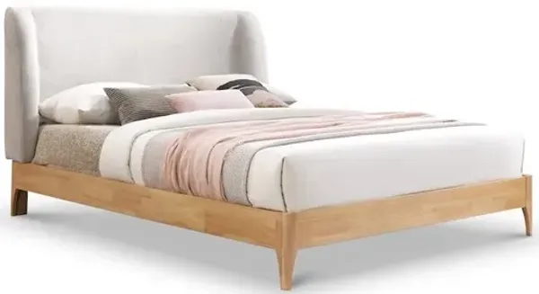 Meridian Furniture Ventura Grey Polyester Fabric Full Bed