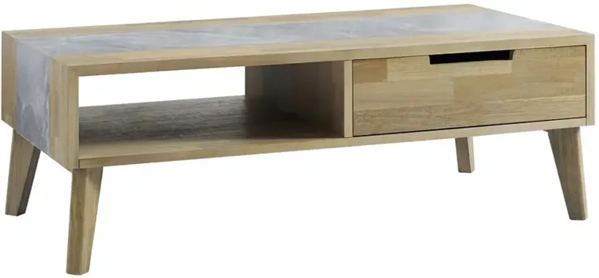 Calgary Gray Sintered Stone Cocktail Table