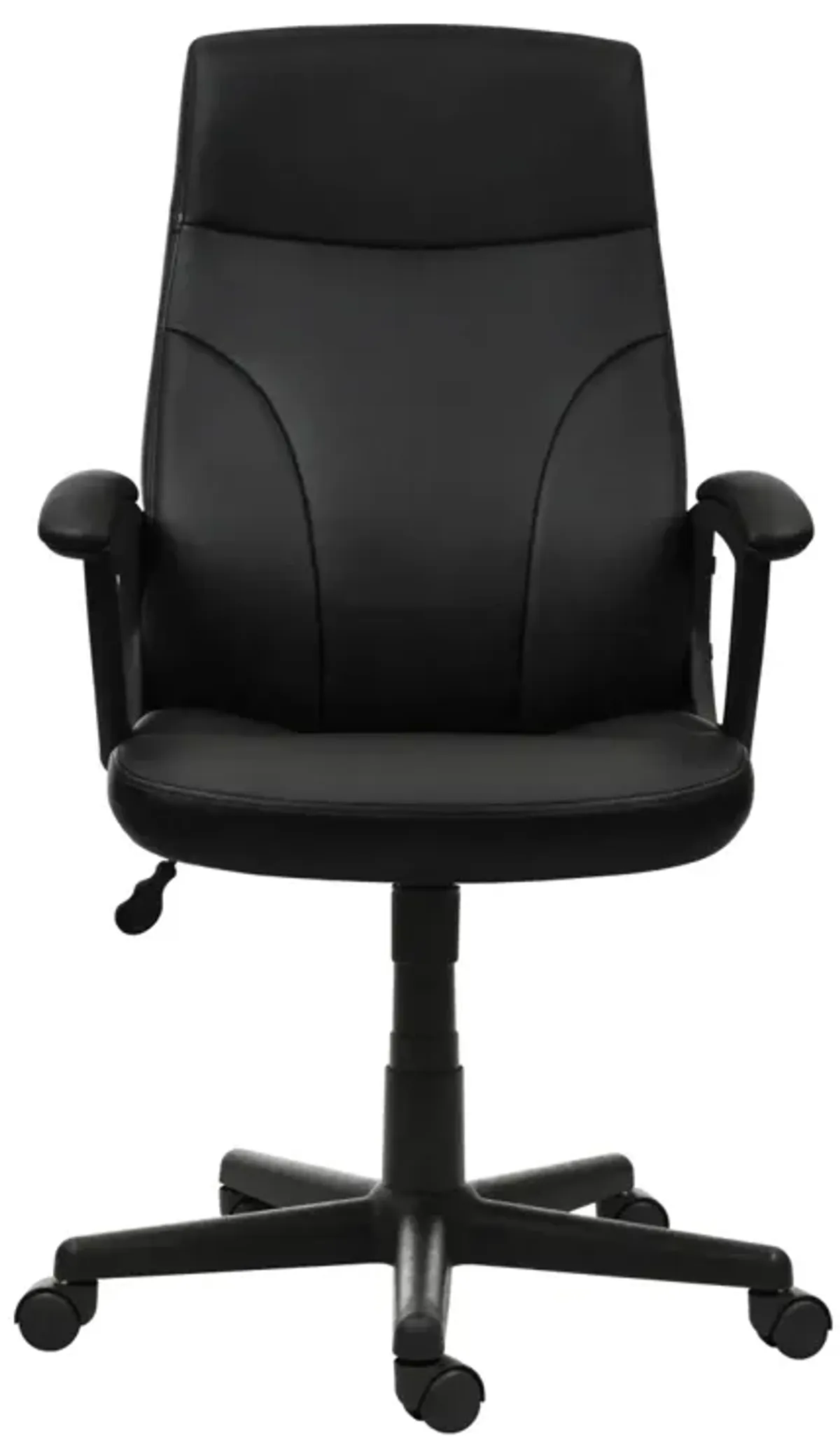 Medium Back Executive Office Chair, Black