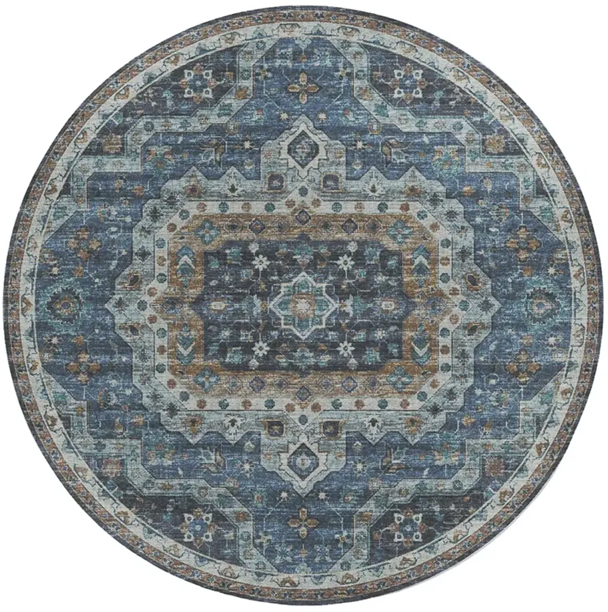 Tuscany TU4 Blue 4' Rug