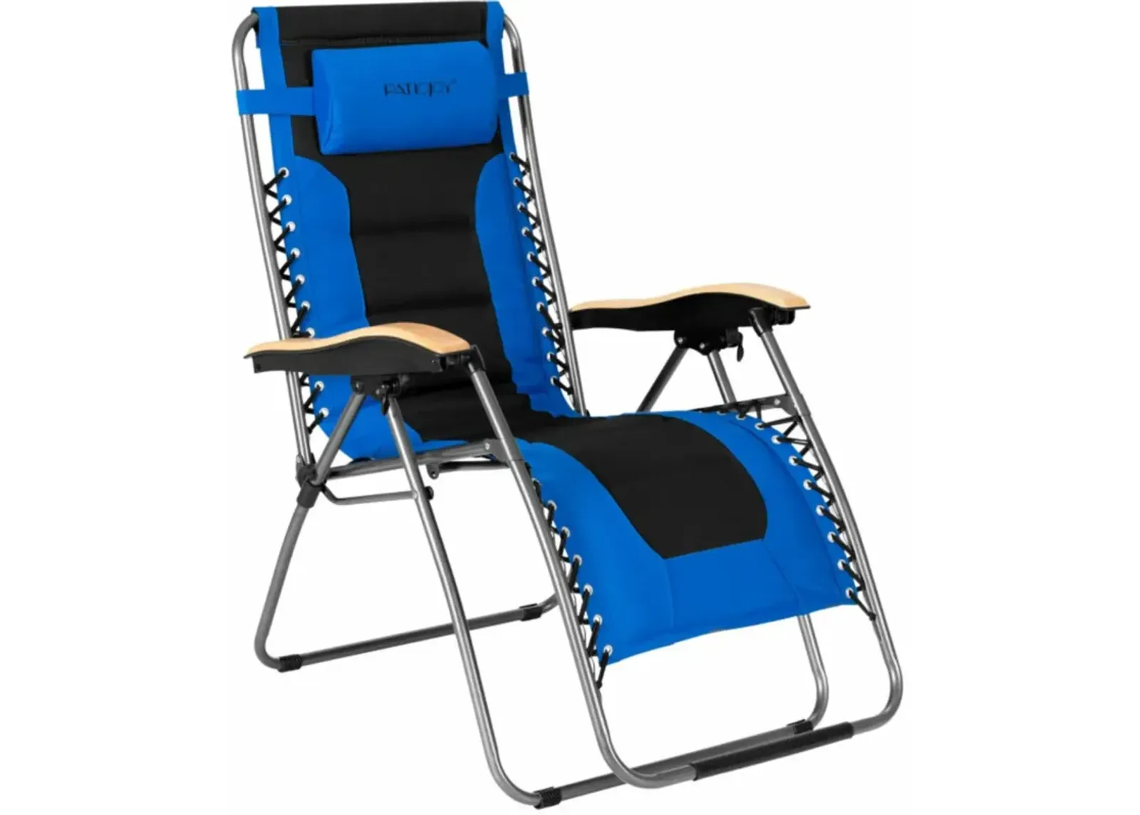 Hivvago Oversize Folding Adjustable Padded Zero Gravity Lounge Chair