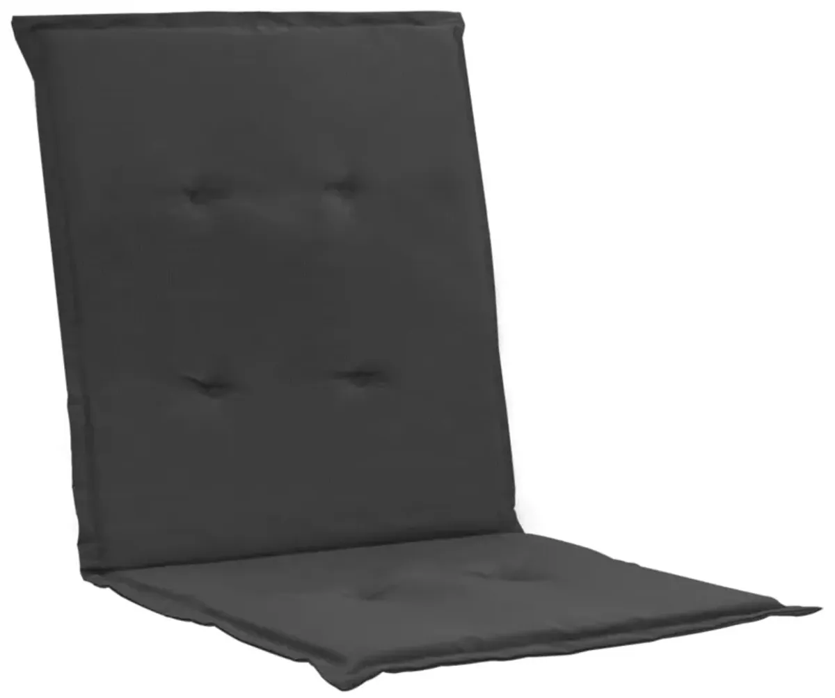 vidaXL Garden Chair Cushions 2 pcs Anthracite 39.4"x19.7"x1.2"