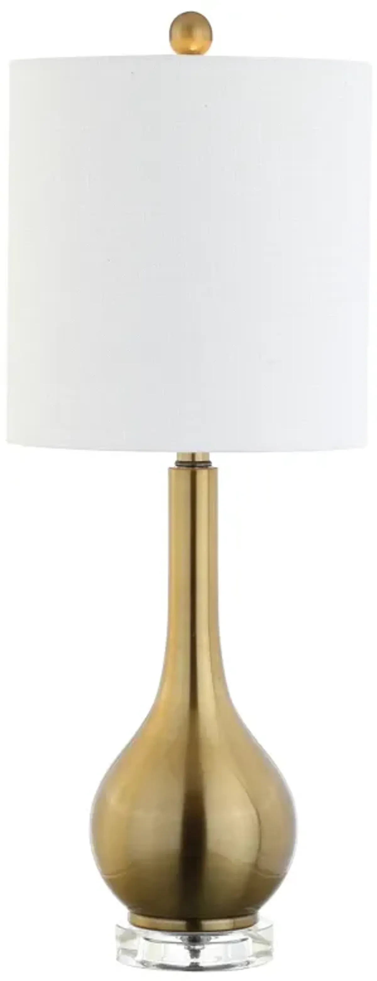 Dylan Metal/Crystal Teardrop LED Table Lamp