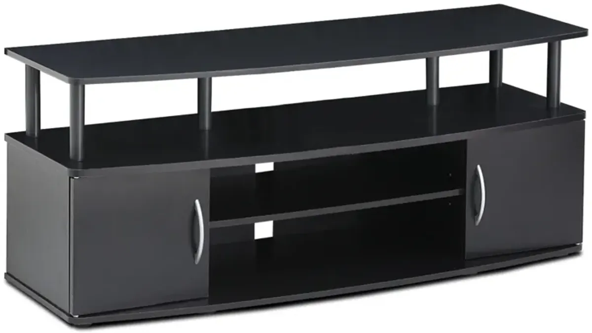 Furinno Furinno JAYA Large Entertainment Center Hold up to 50-IN TV, 15113BKW