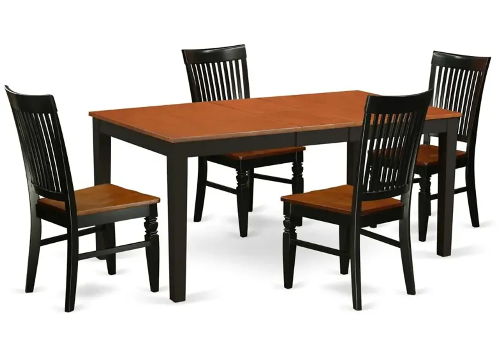 Dining Room Set Black & Cherry