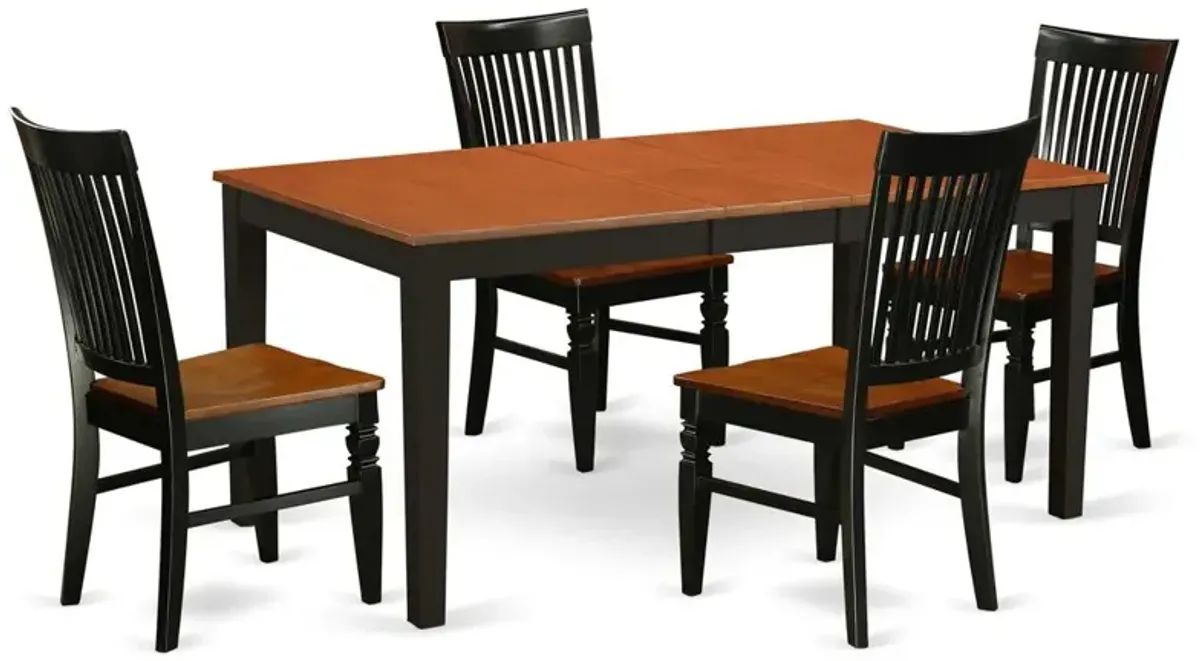 Dining Room Set Black & Cherry