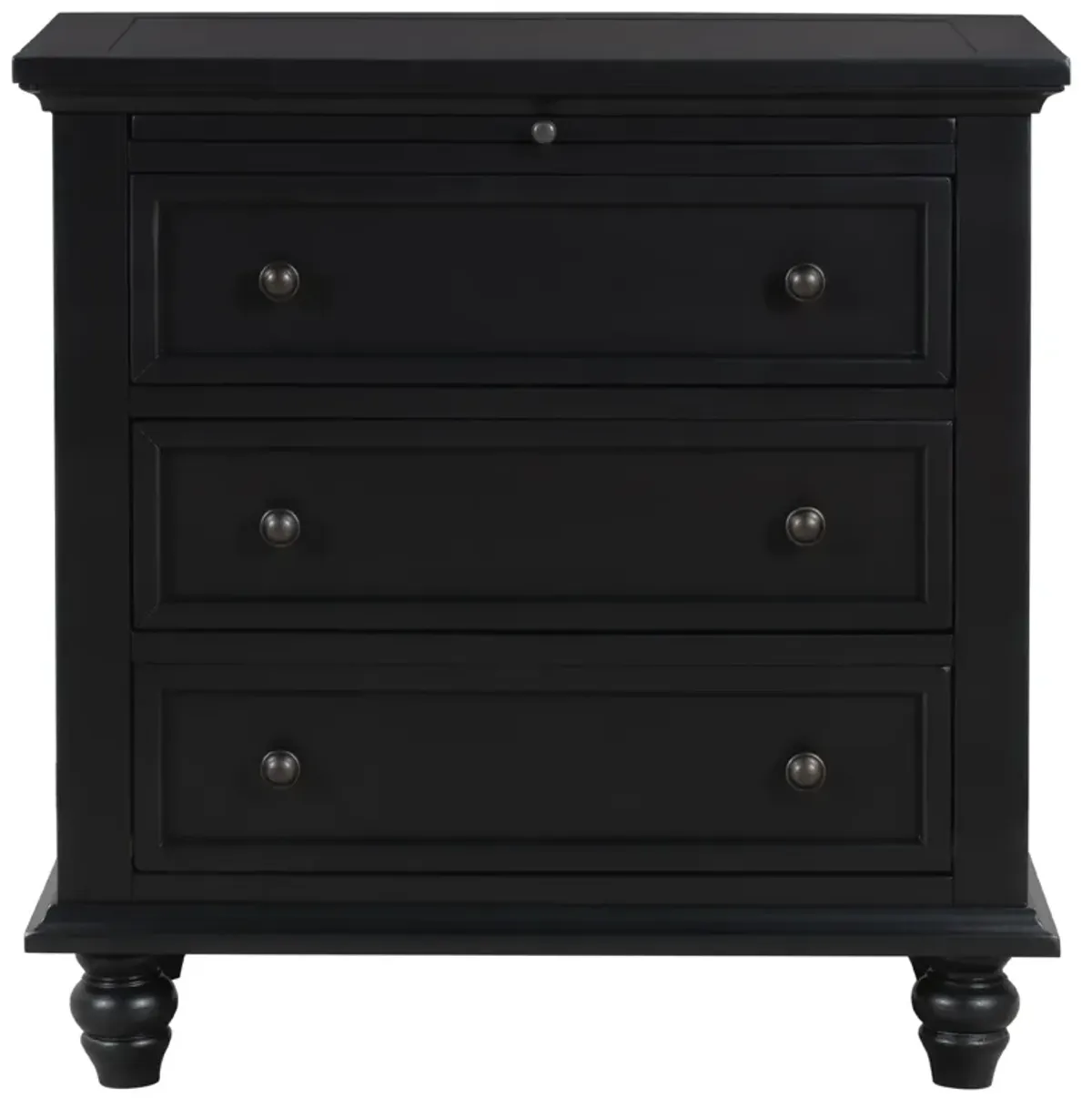 Merax 3-Drawer Bedroom Nightstand Storage Cabinet