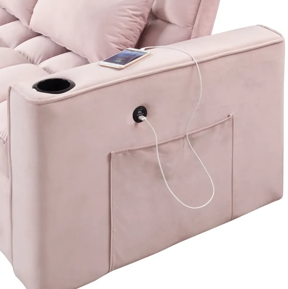 Merax 4-1 Multi-Functional Sofa Bed with Cup Holder