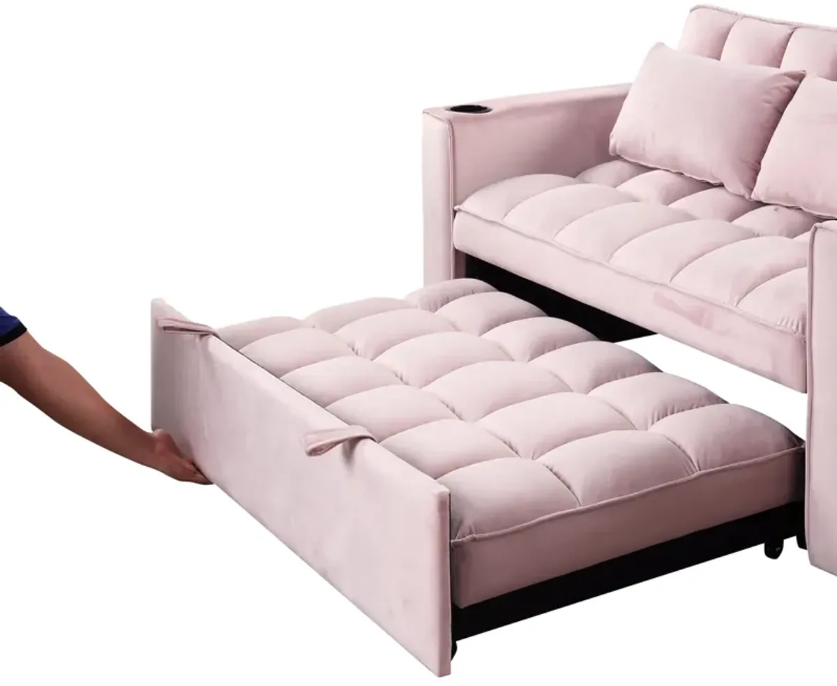 Merax 4-1 Multi-Functional Sofa Bed with Cup Holder