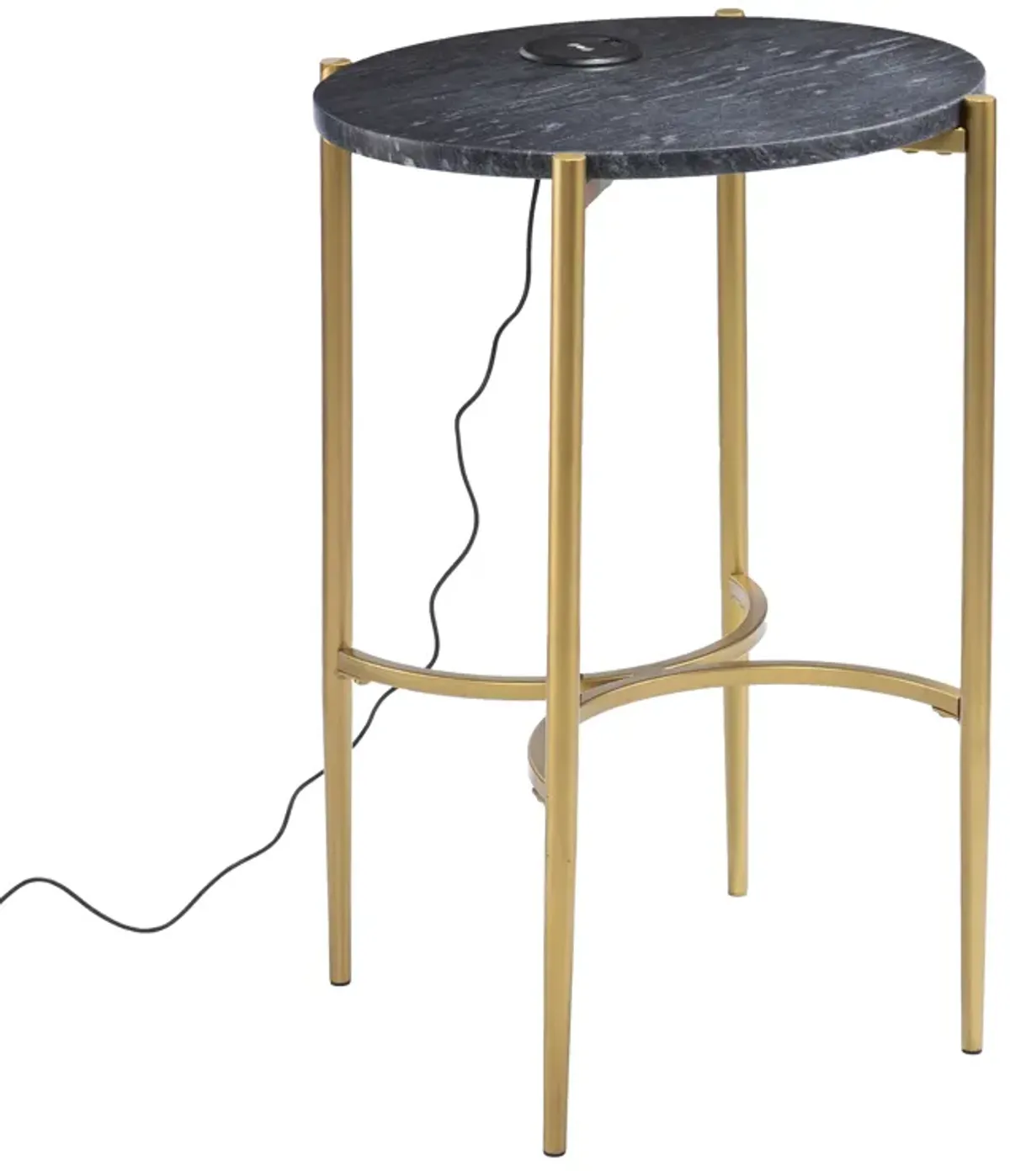 Padstow Side Table with Wireless Charging