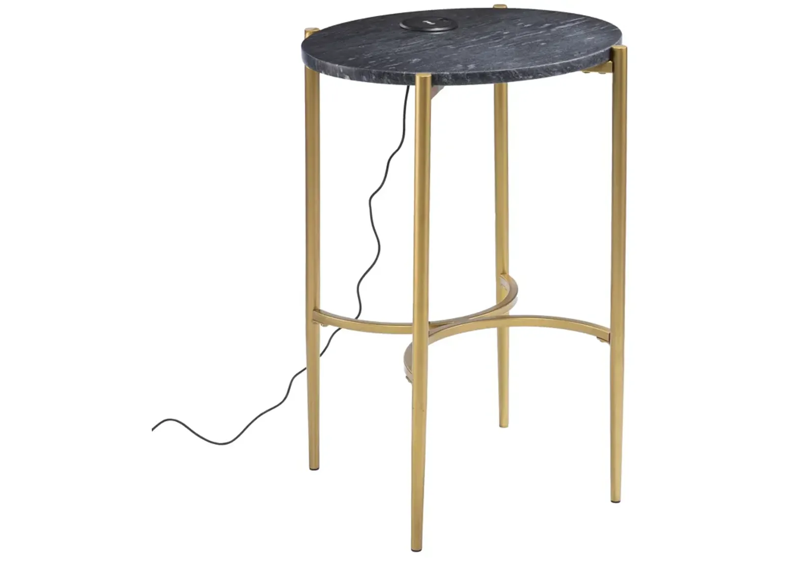 Padstow Side Table with Wireless Charging