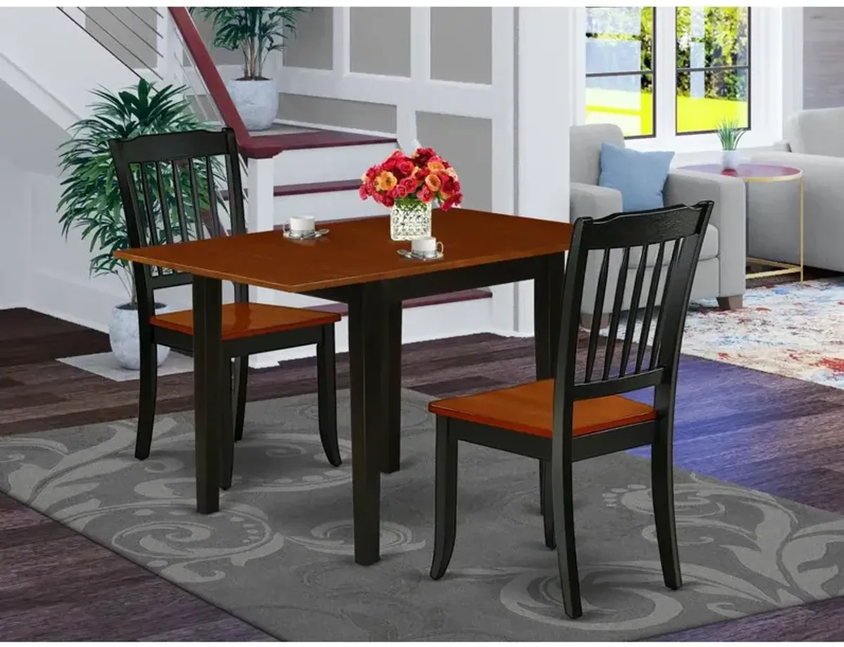 Dining Room Set Black & Cherry