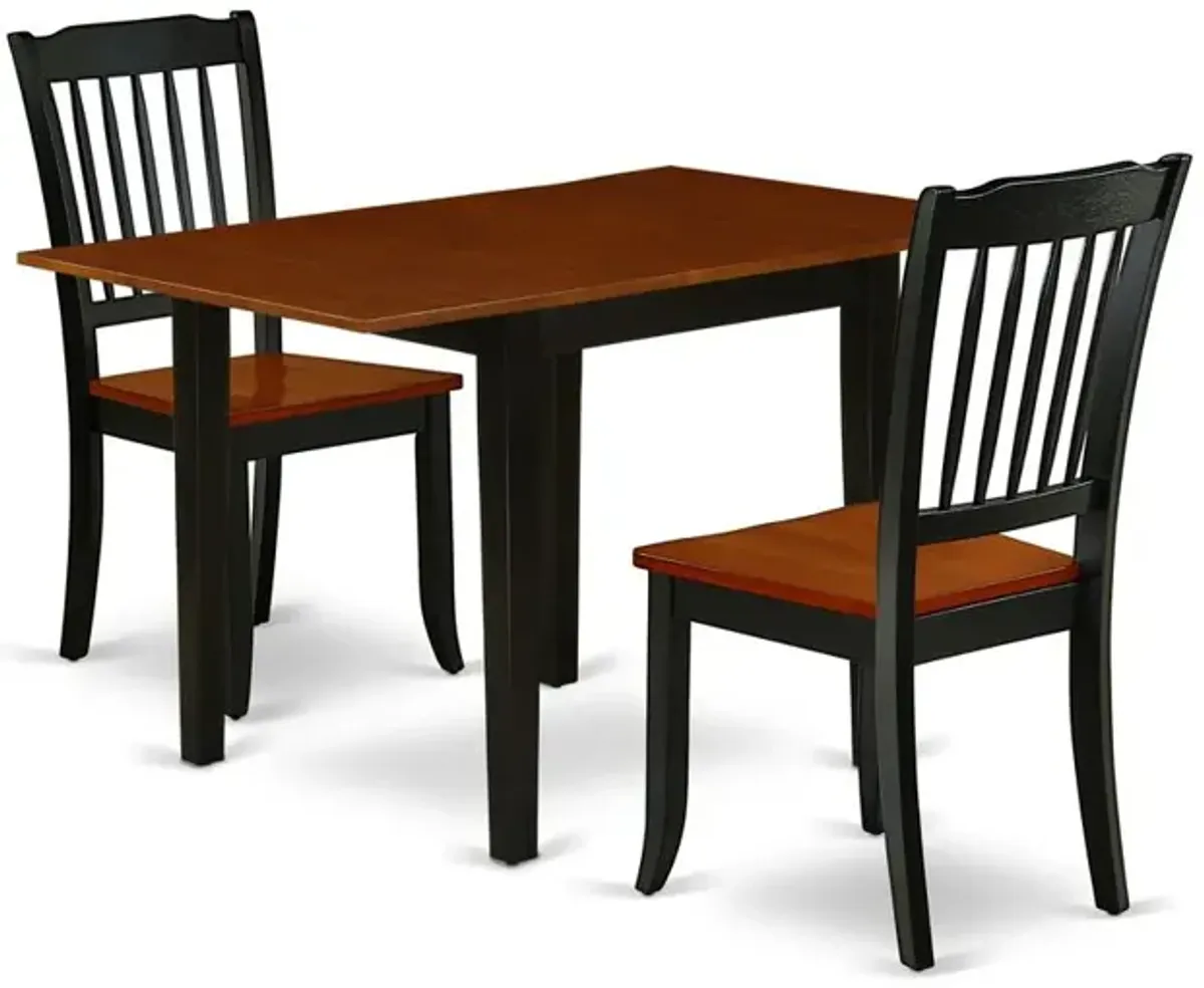 Dining Room Set Black & Cherry