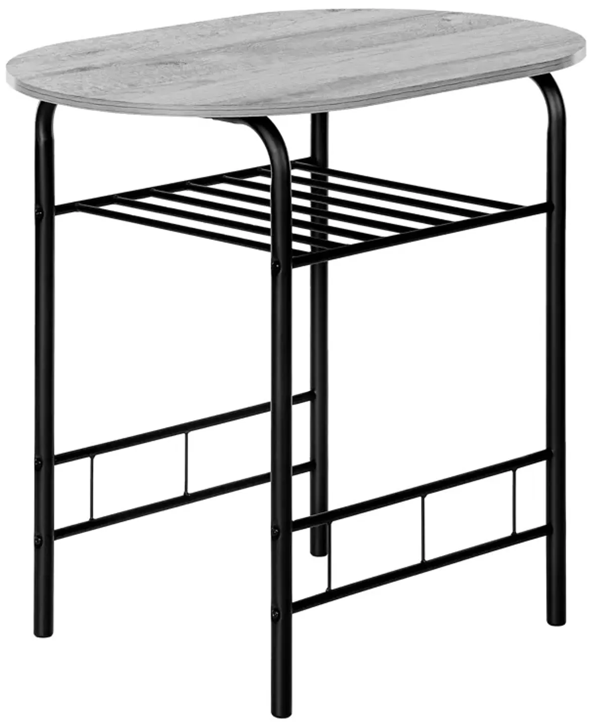 Monarch Specialties I 1207 Dining Table Set, 3pcs Set, Small, 32" L, Kitchen, Metal, Laminate, Grey, Black, Contemporary, Modern