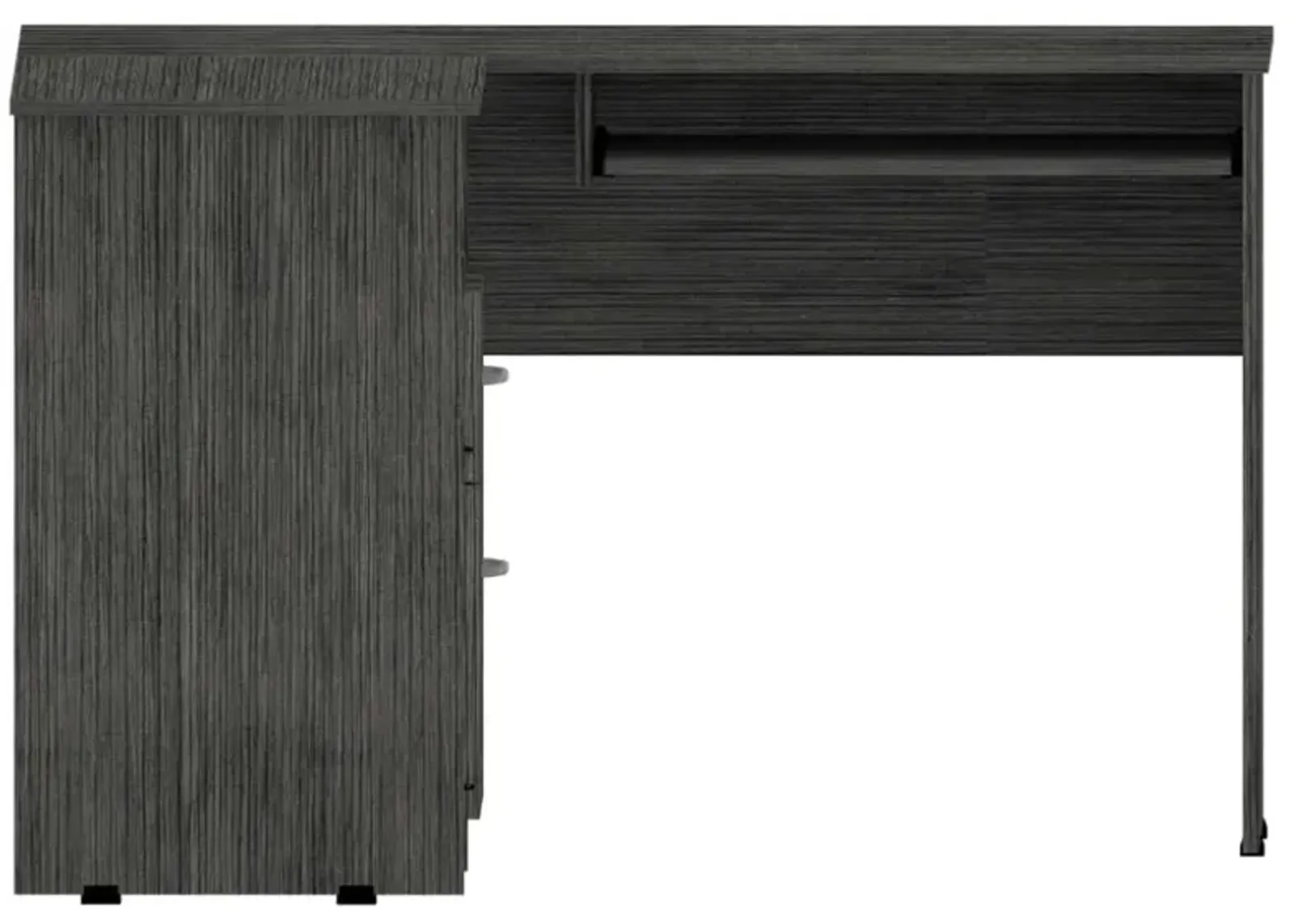 L-Shaped Desk Bradford, Office, Smoky Oak