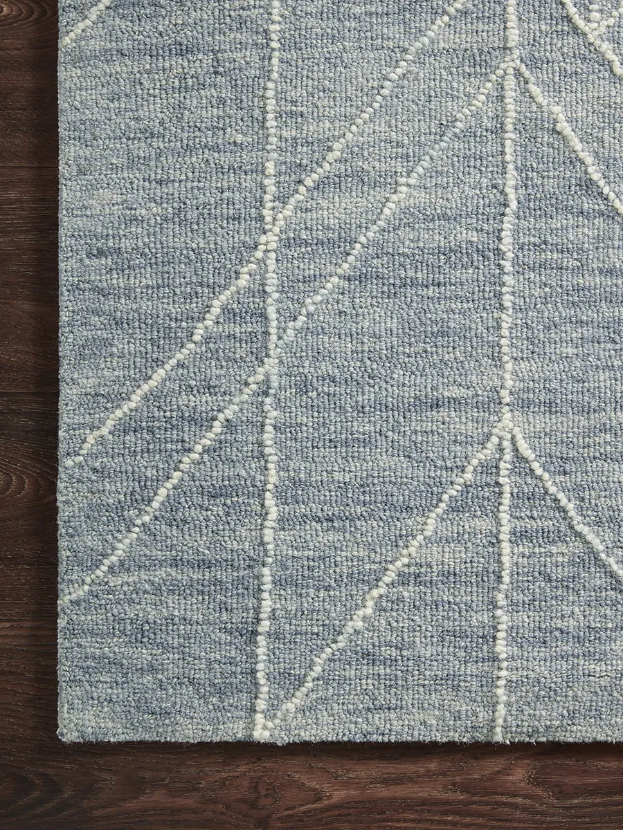 Sarah SAR04 Denim 8'6" x 12' Rug