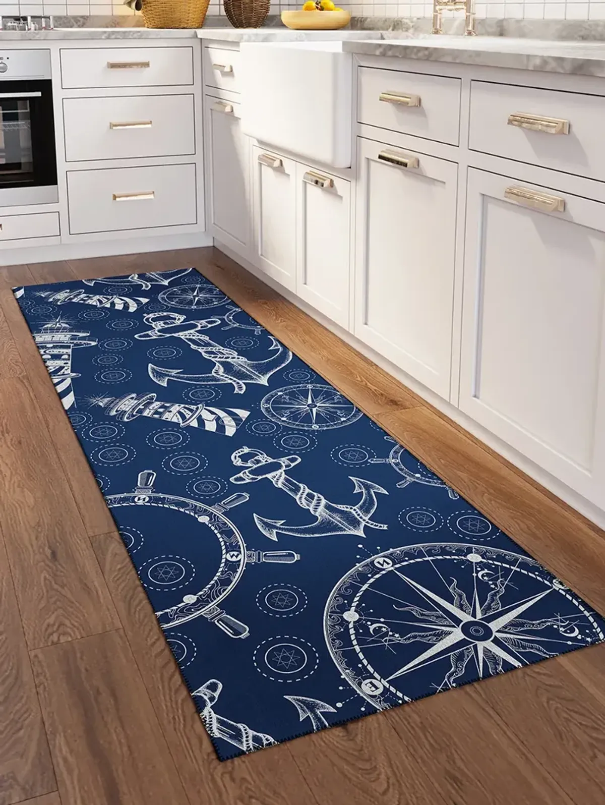 Harbor HA9 Navy 2'3" x 7'6" Rug