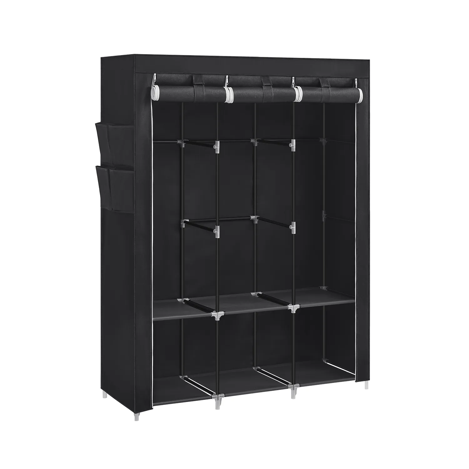 Wardrobe Closet Organizer with Cover