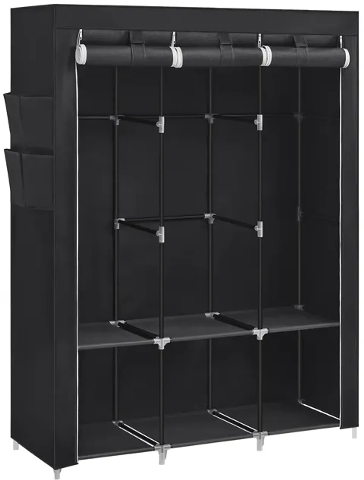 Wardrobe Closet Organizer with Cover