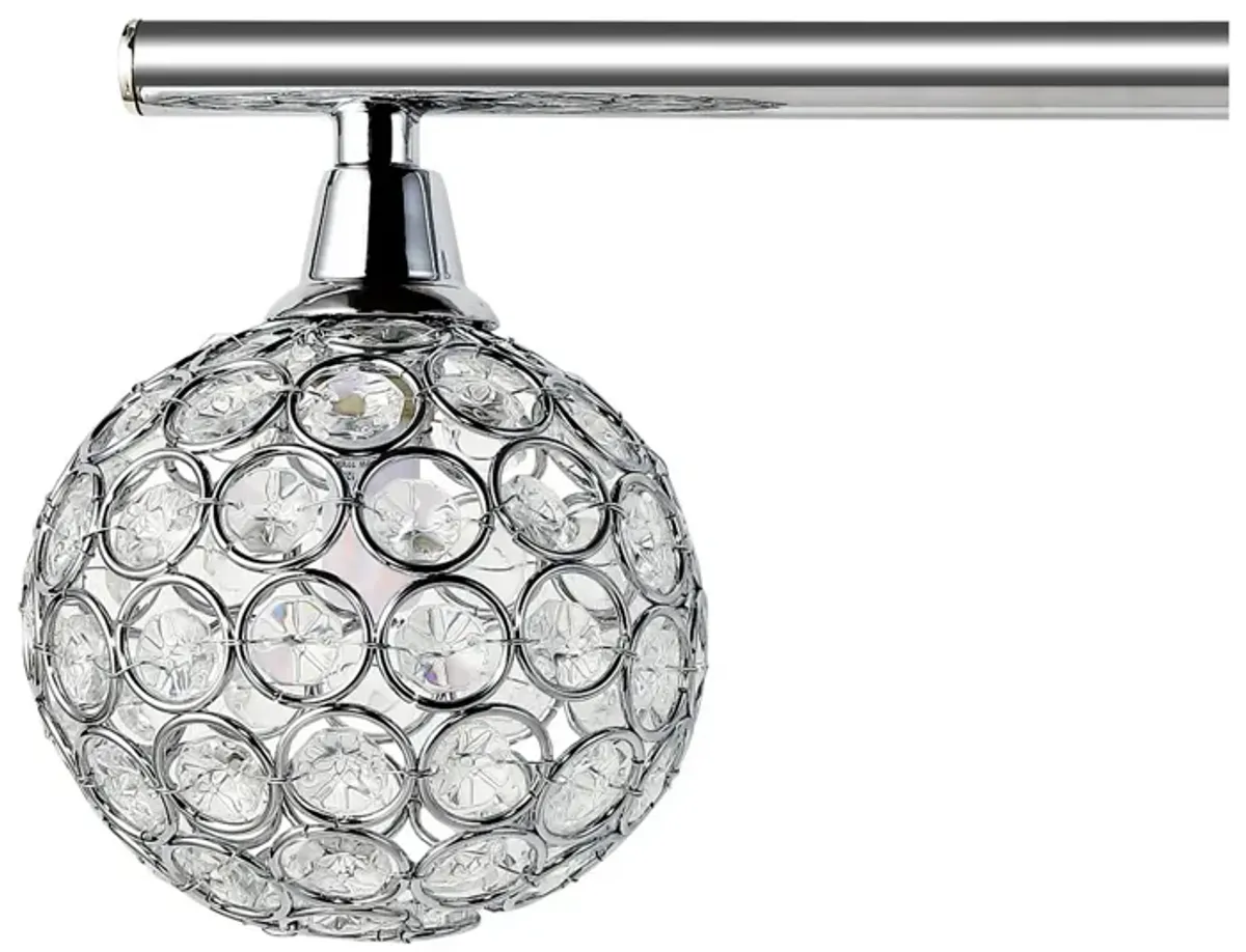 Maeve Iron/Glass Contemporary Glam LED Vanity Light