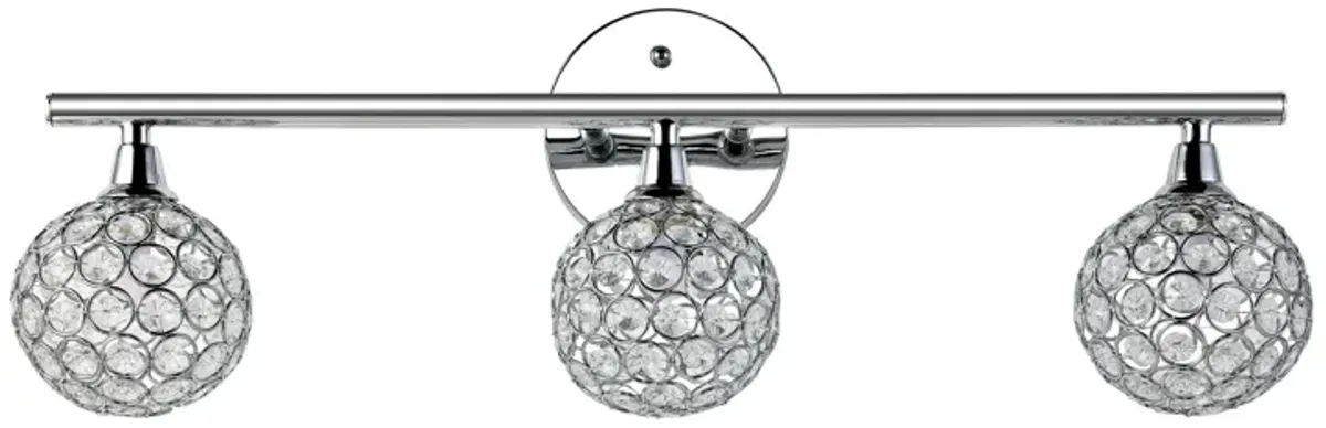 Maeve Iron/Glass Contemporary Glam LED Vanity Light