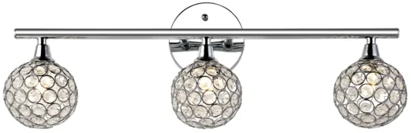 Maeve Iron/Glass Contemporary Glam LED Vanity Light