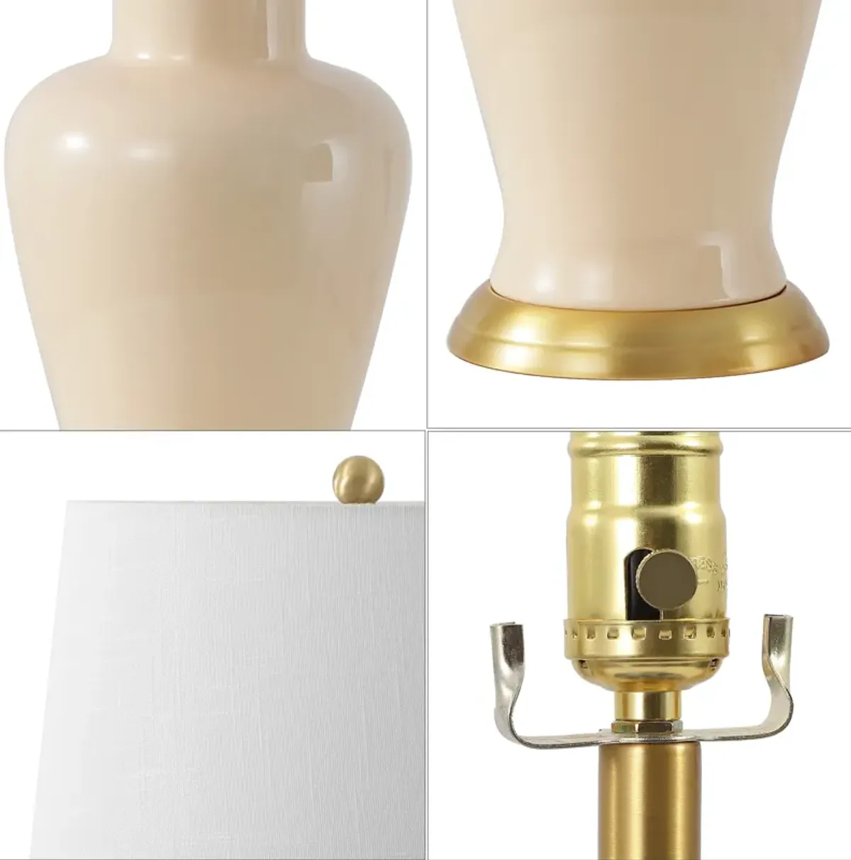 Julian Traditional Classic Ceramic Urn LED Table Lamp