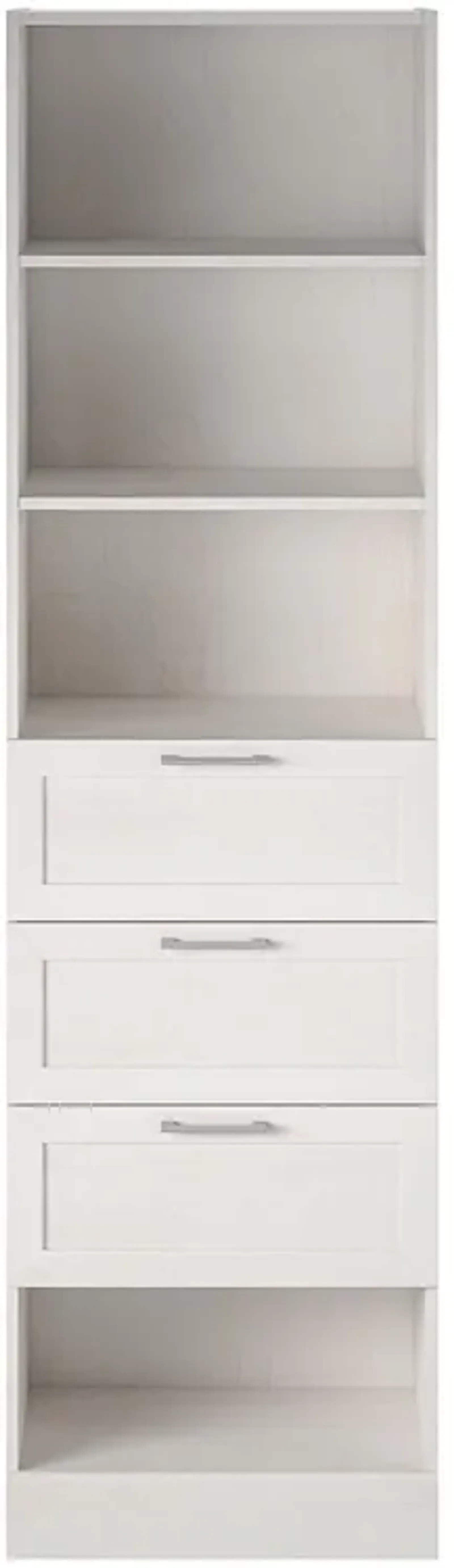 Elba 3 Drawer Modular Closet Unit, Ivory Oak