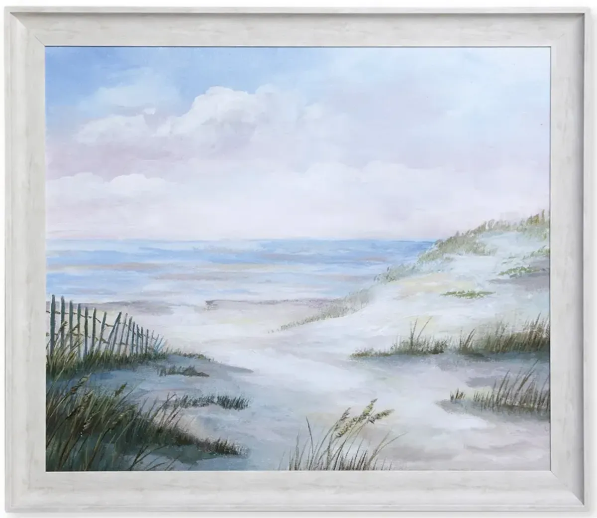 Seaside Dunes Framed Print