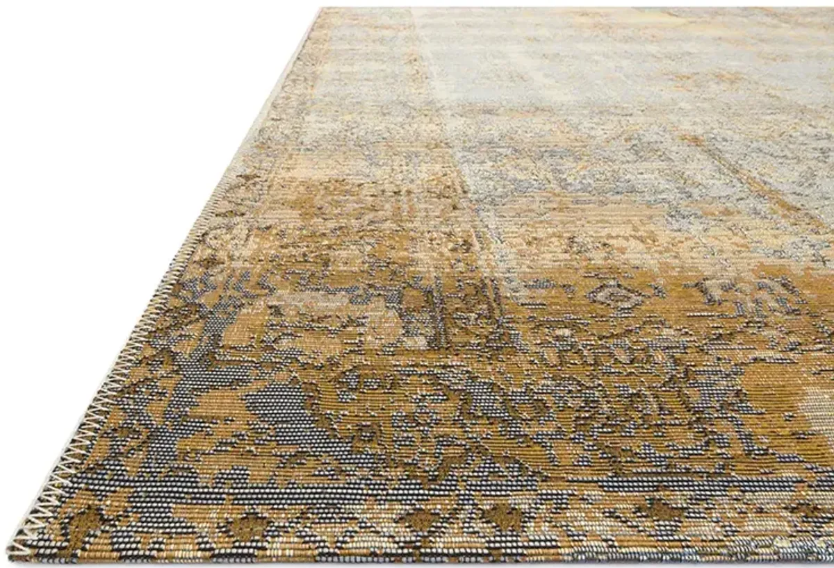 Mika MIK11 Antique Ivory/Copper 3'11" x 5'11" Rug